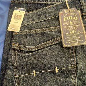 Men’s Polo jeans.  New with tags. See pictures for measurements